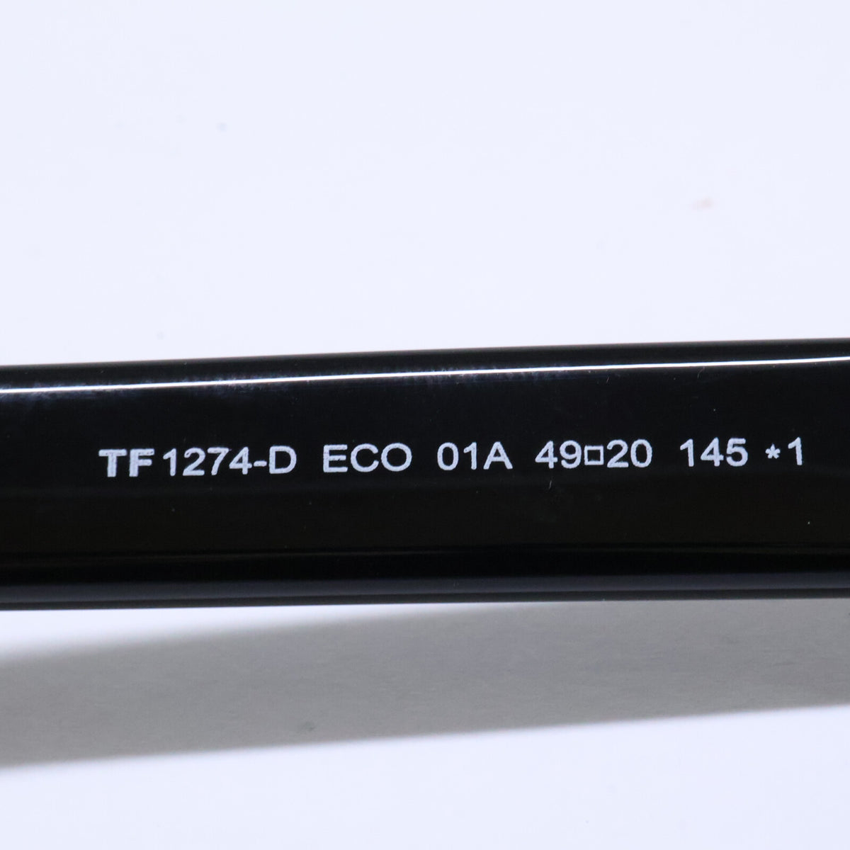 TOM FORD トムフォード TF1274-D ECO 01A ブラック ライトブルーレンズ ウェリントンサングラス サングラス