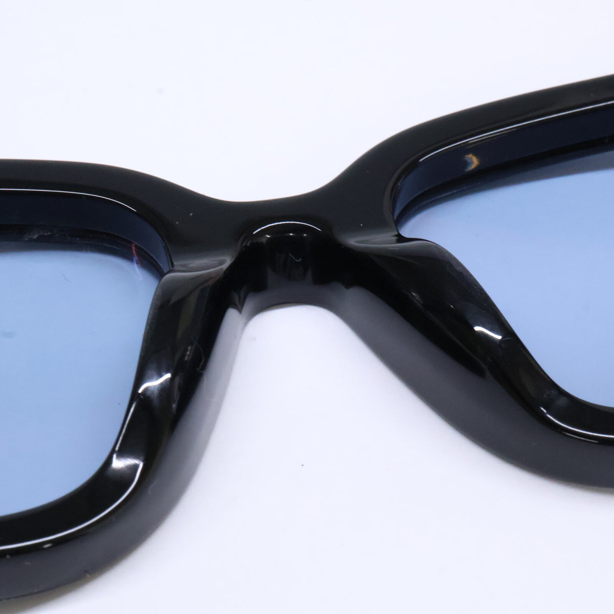 TOM FORD トムフォード TF1274-D ECO 01A ブラック ライトブルーレンズ ウェリントンサングラス サングラス
