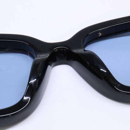 TOM FORD トムフォード TF1274-D ECO 01A ブラック ライトブルーレンズ ウェリントンサングラス サングラス