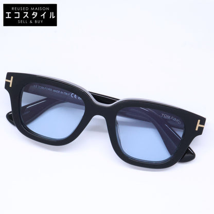 TOM FORD トムフォード TF1274-D ECO 01A ブラック ライトブルーレンズ ウェリントンサングラス サングラス