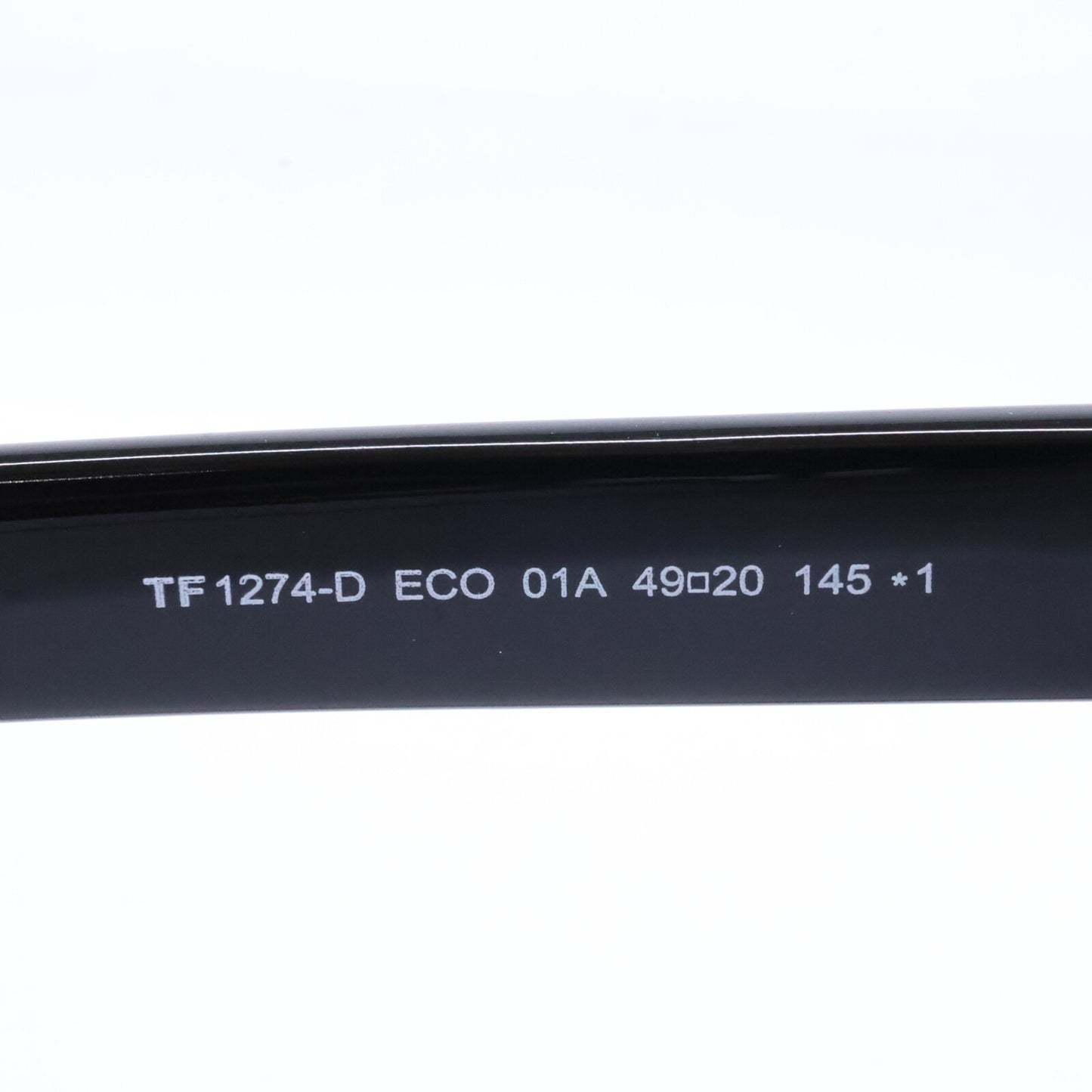 TOM FORD トムフォード TF1274-D ECO 01A ブラック ライトブルーレンズ ウェリントンサングラス サングラス