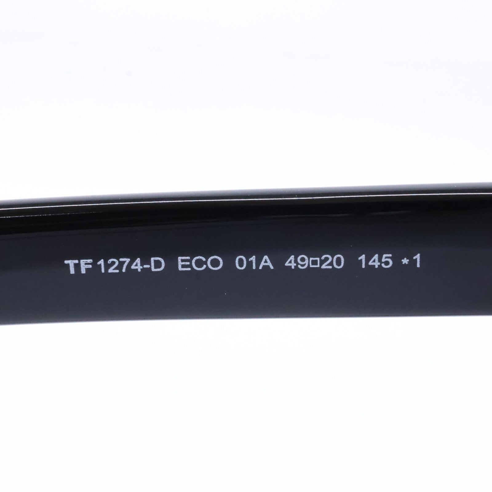 TOM FORD トムフォード TF1274-D ECO 01A ブラック ライトブルーレンズ ウェリントンサングラス サングラス