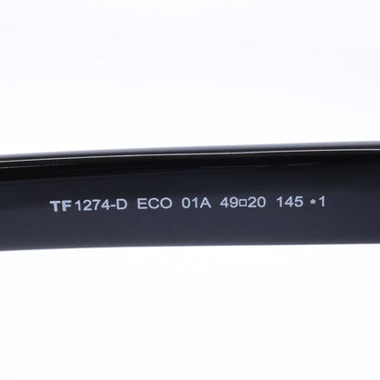 TOM FORD トムフォード TF1274-D ECO 01A ブラック ライトブルーレンズ ウェリントンサングラス サングラス