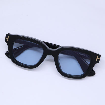 TOM FORD トムフォード TF1274-D ECO 01A ブラック ライトブルーレンズ ウェリントンサングラス サングラス