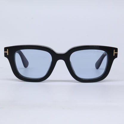 TOM FORD トムフォード TF1274-D ECO 01A ブラック ライトブルーレンズ ウェリントンサングラス サングラス