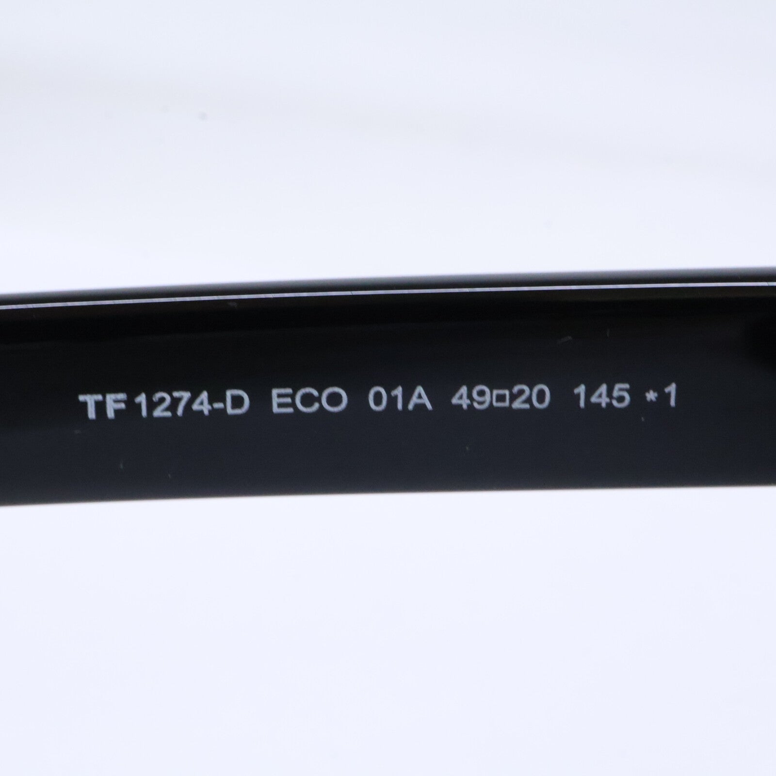 TOM FORD トムフォード TF1274-D ECO 01A ブラック ライトブルーレンズ ウェリントンサングラス サングラス