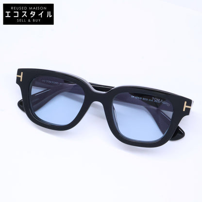 TOM FORD トムフォード TF1274-D ECO 01A ブラック ライトブルーレンズ ウェリントンサングラス サングラス