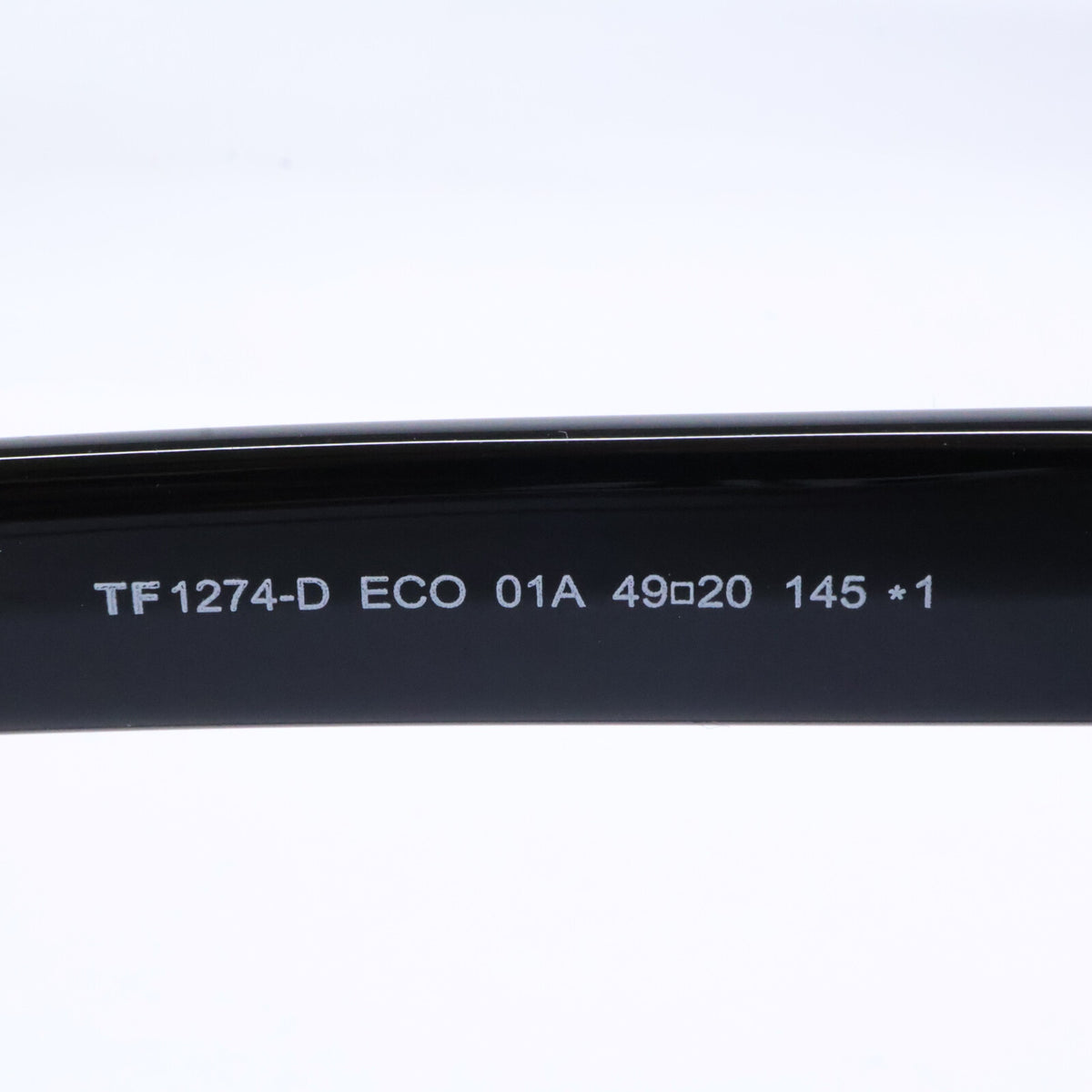 TOM FORD トムフォード TF1274-D ECO 01A ブラック ライトブルーレンズ ウェリントンサングラス サングラス