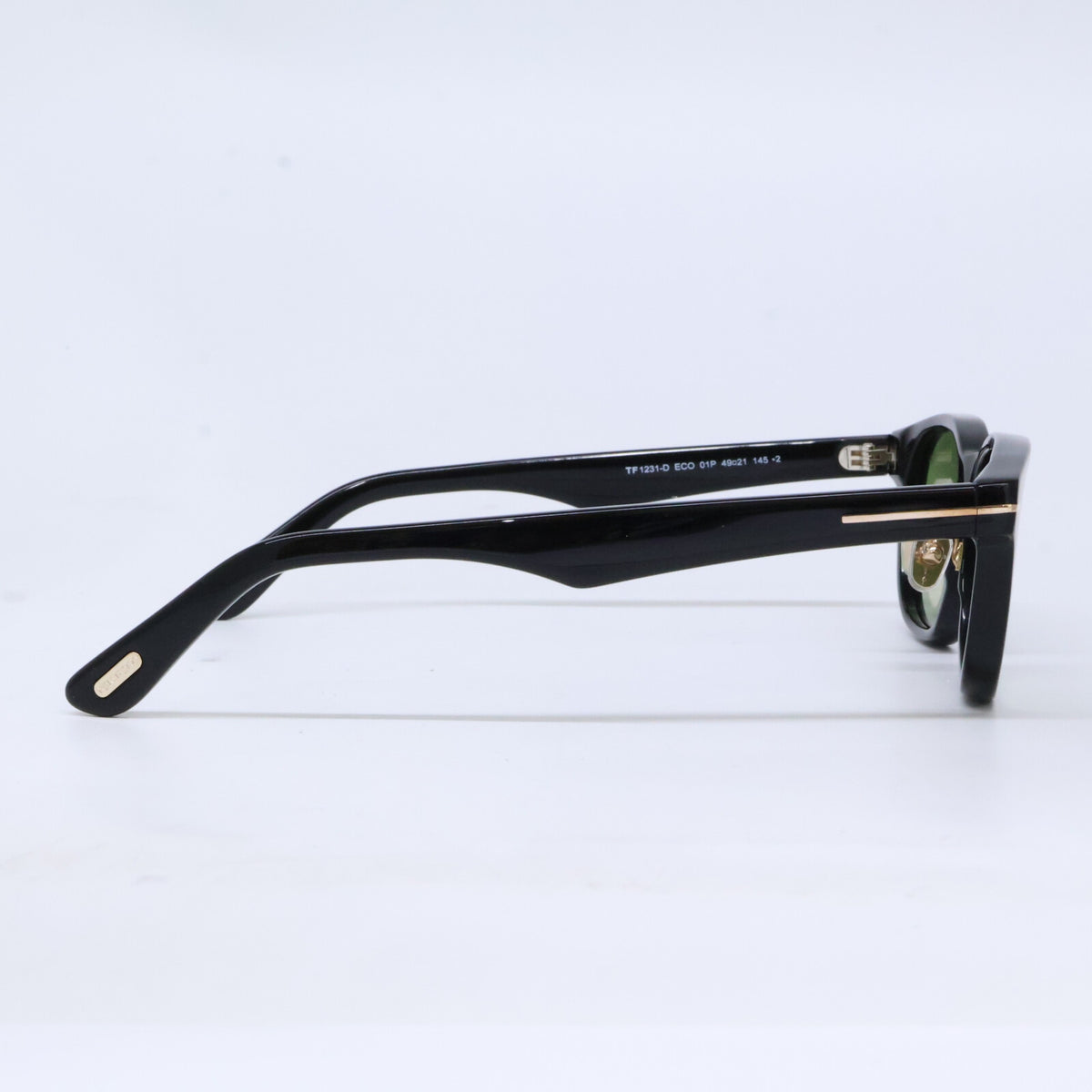 TOM FORD トムフォード TF1231-D ECO 01P ブラック×クリアグリーン スクエアサングラス サングラス