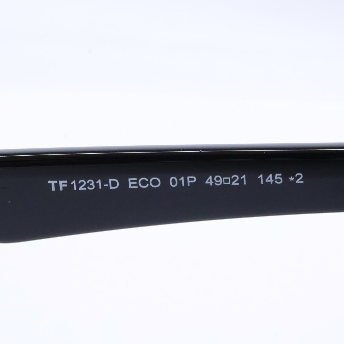 TOM FORD トムフォード TF1231-D ECO 01P ブラック×クリアグリーン スクエアサングラス サングラス