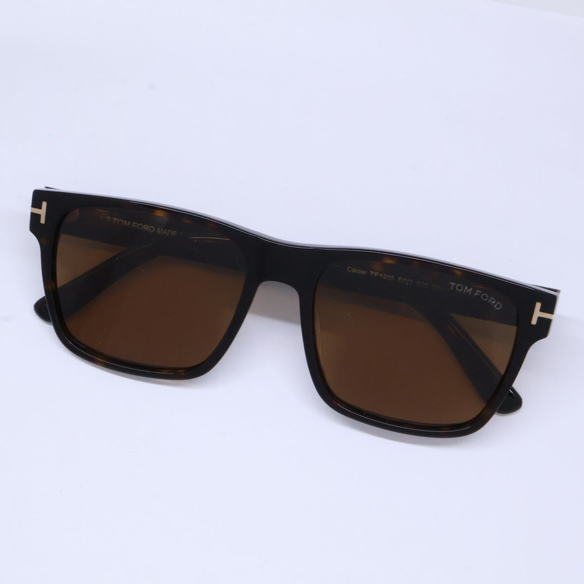 TOM FORD トムフォード TF1205 ECO 01A Calder ブラウン×スモーク スクエアサングラス サングラス