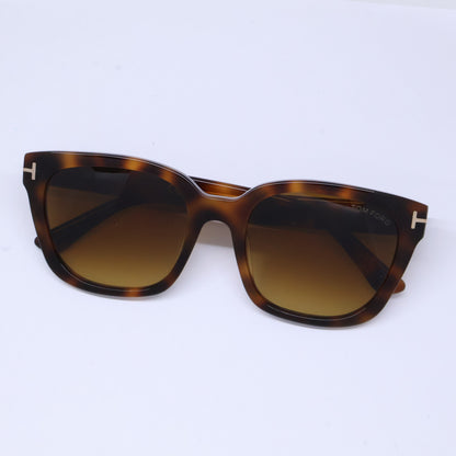TOM FORD トムフォード TF1216 53F Haylay ブラウン スクエアキャットアイサングラス サングラス