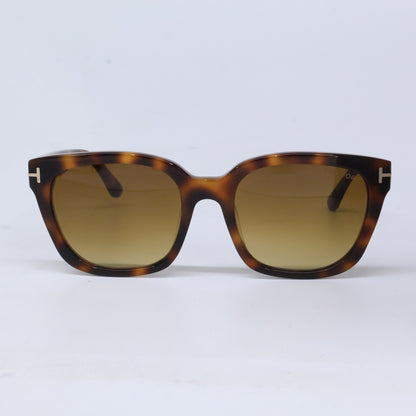 TOM FORD トムフォード TF1216 53F Haylay ブラウン スクエアキャットアイサングラス サングラス
