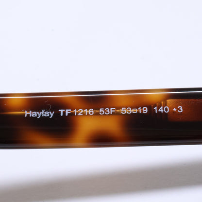 TOM FORD トムフォード TF1216 53F Haylay ブラウン スクエアキャットアイサングラス サングラス