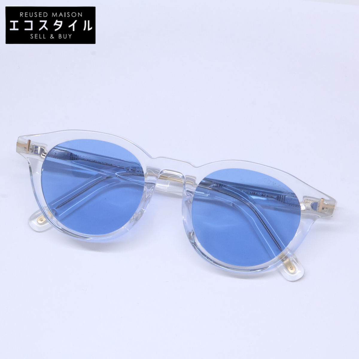 TOM FORD トムフォード FT1123-D/S 26V クリアフレーム ブルーレンズ Exclusive for Ron Herman サングラス