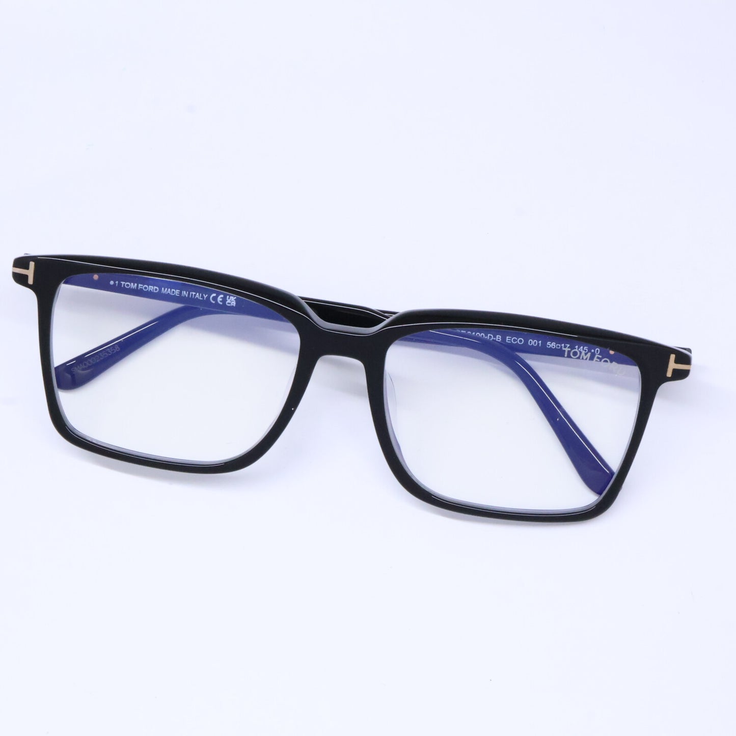 TOM FORD トムフォード FT6100-D-B/V 001 シャイニーブラック アジアンフィットサングラス 眼鏡