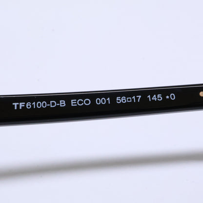 TOM FORD トムフォード FT6100-D-B/V 001 シャイニーブラック アジアンフィットサングラス 眼鏡