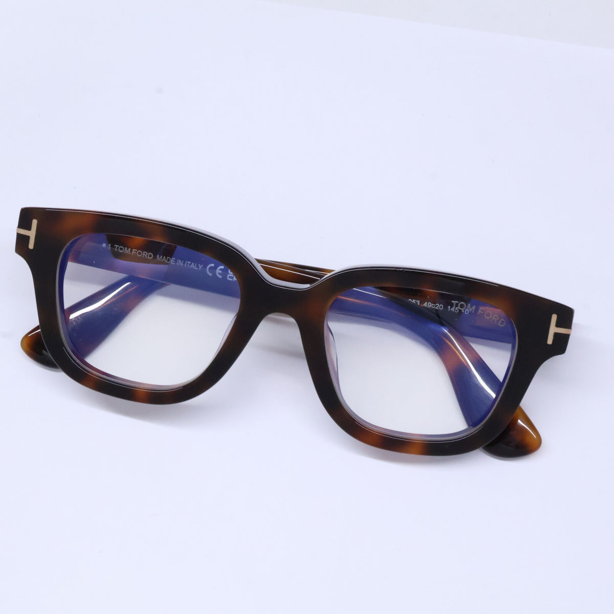 TOM FORD トムフォード TF6072-D-B ハバナ×ゴールド ウェリントンサングラス 眼鏡
