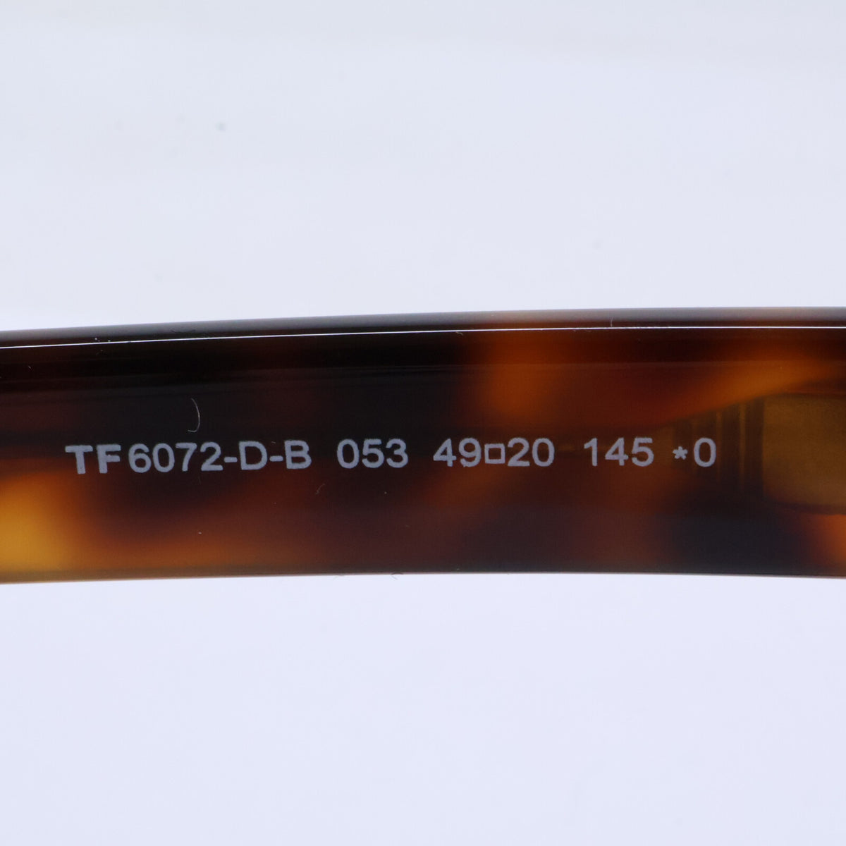 TOM FORD トムフォード TF6072-D-B ハバナ×ゴールド ウェリントンサングラス 眼鏡