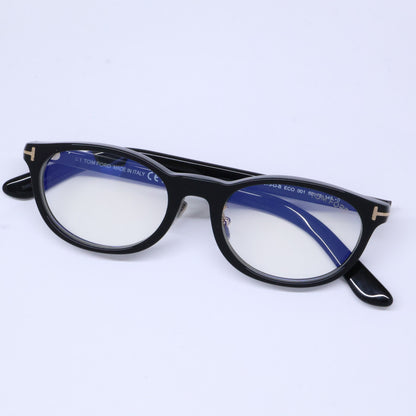 TOM FORD トムフォード FT6075-D-B/V 001 シャイニーブラック キャットアイシェイプ ブルーライトカットメガネ 眼鏡
