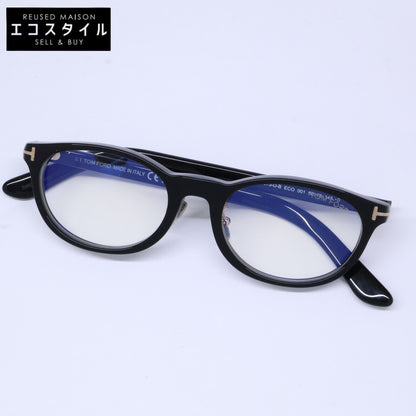 TOM FORD トムフォード FT6075-D-B/V 001 シャイニーブラック キャットアイシェイプ ブルーライトカットメガネ 眼鏡