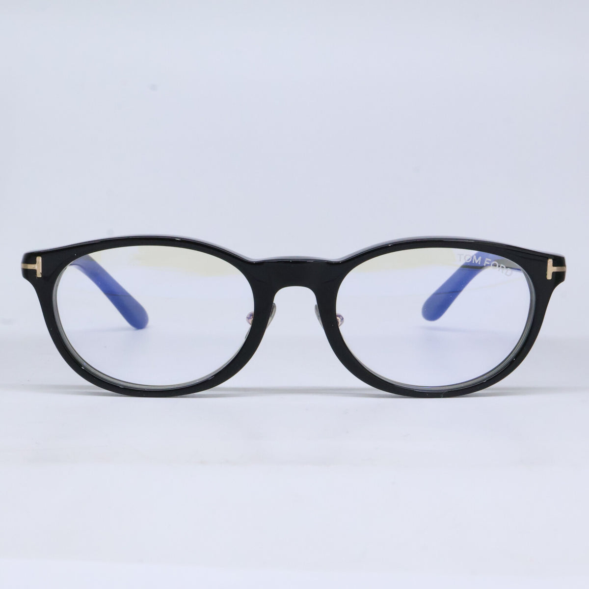 TOM FORD トムフォード FT6075-D-B/V 001 シャイニーブラック キャットアイシェイプ ブルーライトカットメガネ 眼鏡