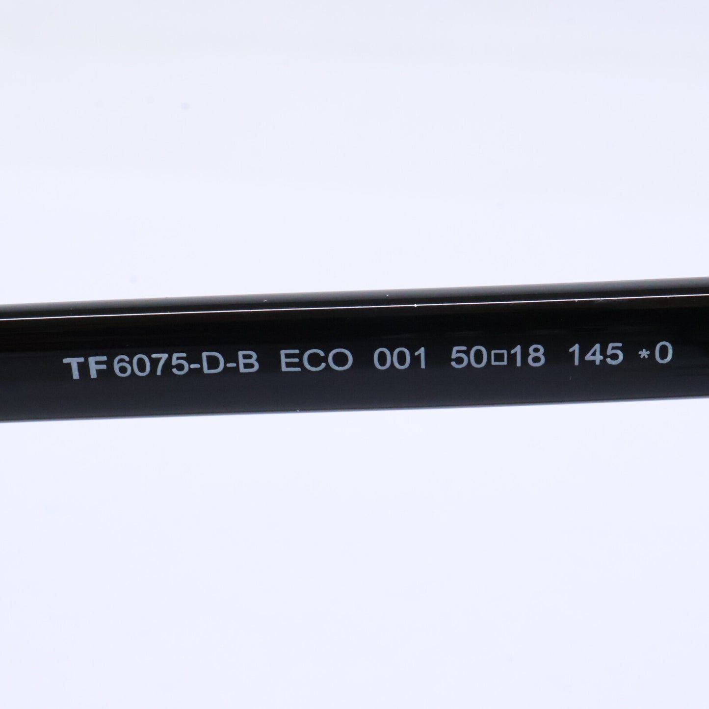 TOM FORD トムフォード FT6075-D-B/V 001 シャイニーブラック キャットアイシェイプ ブルーライトカットメガネ 眼鏡