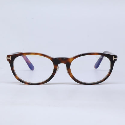 TOM FORD トムフォード FT6075-D-B/V 053 ブラウン キャットアイシェイプブルーライトカットメガネ 眼鏡