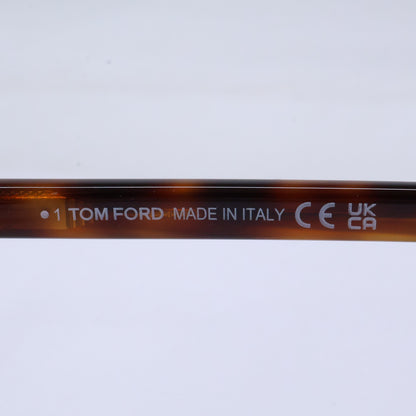 TOM FORD トムフォード FT6075-D-B/V 053 ブラウン キャットアイシェイプブルーライトカットメガネ 眼鏡