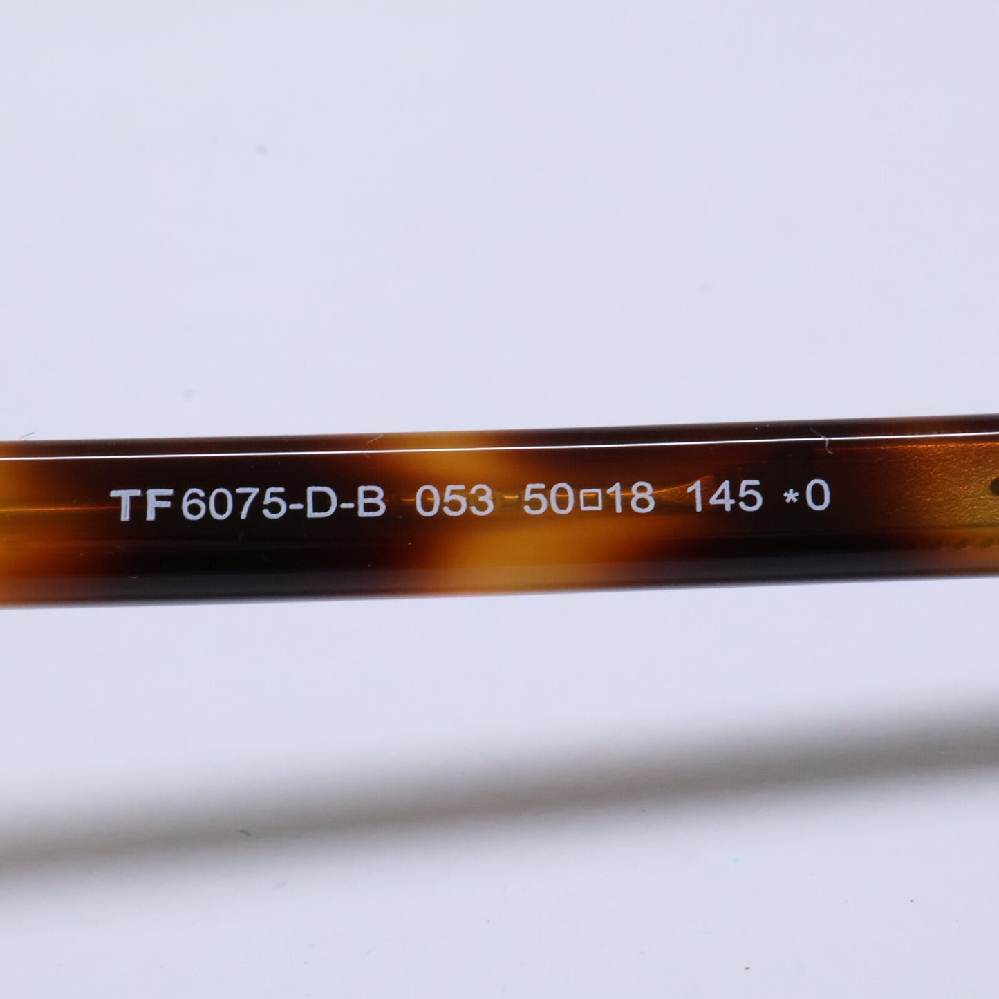 TOM FORD トムフォード FT6075-D-B/V 053 ブラウン キャットアイシェイプブルーライトカットメガネ 眼鏡