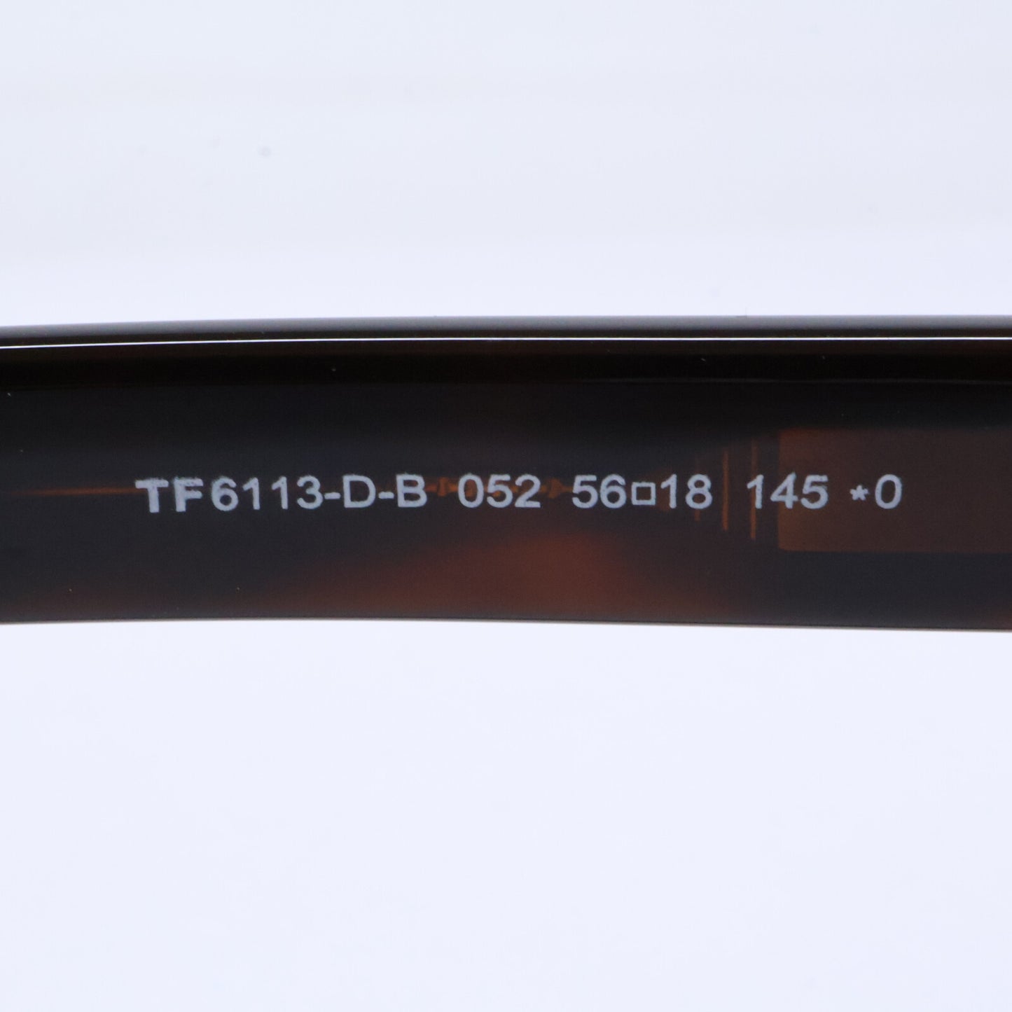 TOM FORD トムフォード TF6113-D-B 052 ハバナ スクエアメガネ 眼鏡