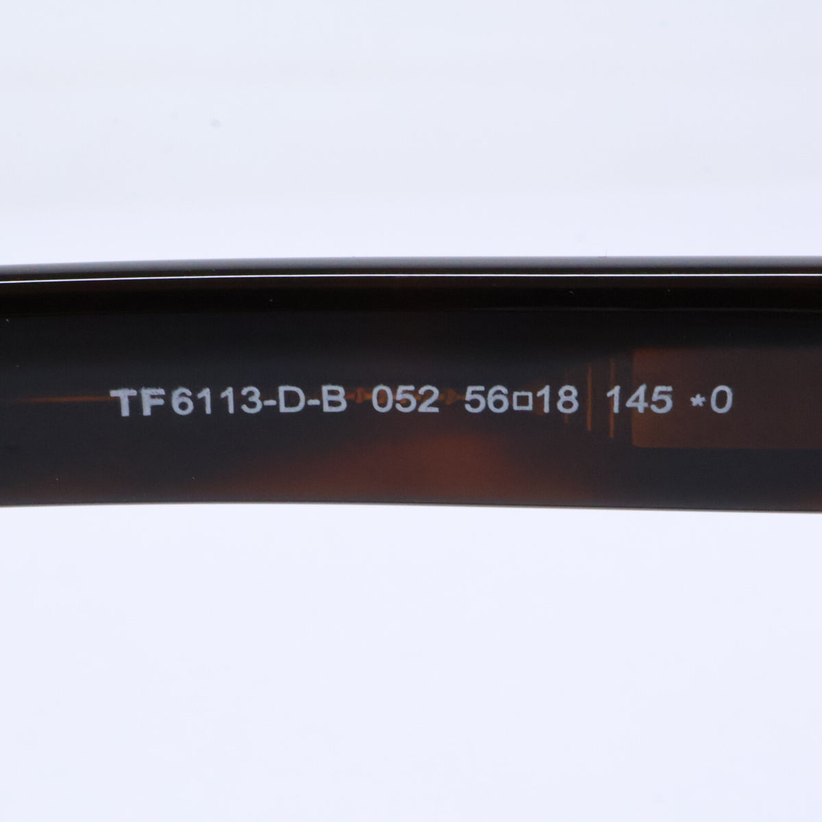 TOM FORD トムフォード TF6113-D-B 052 ハバナ スクエアメガネ 眼鏡