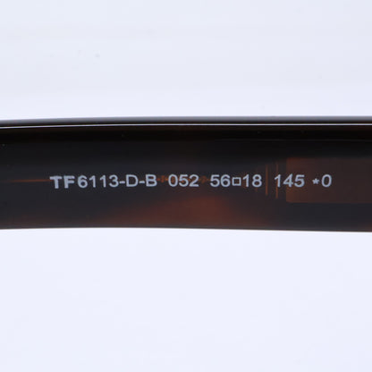 TOM FORD トムフォード TF6113-D-B 052 ハバナ スクエアメガネ 眼鏡