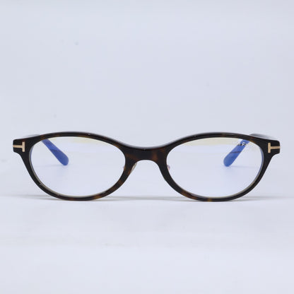 TOM FORD トムフォード FT6114-D-B/V 052 ダークハバナ オーバルスタイル ブルーライトカットメガネ 眼鏡