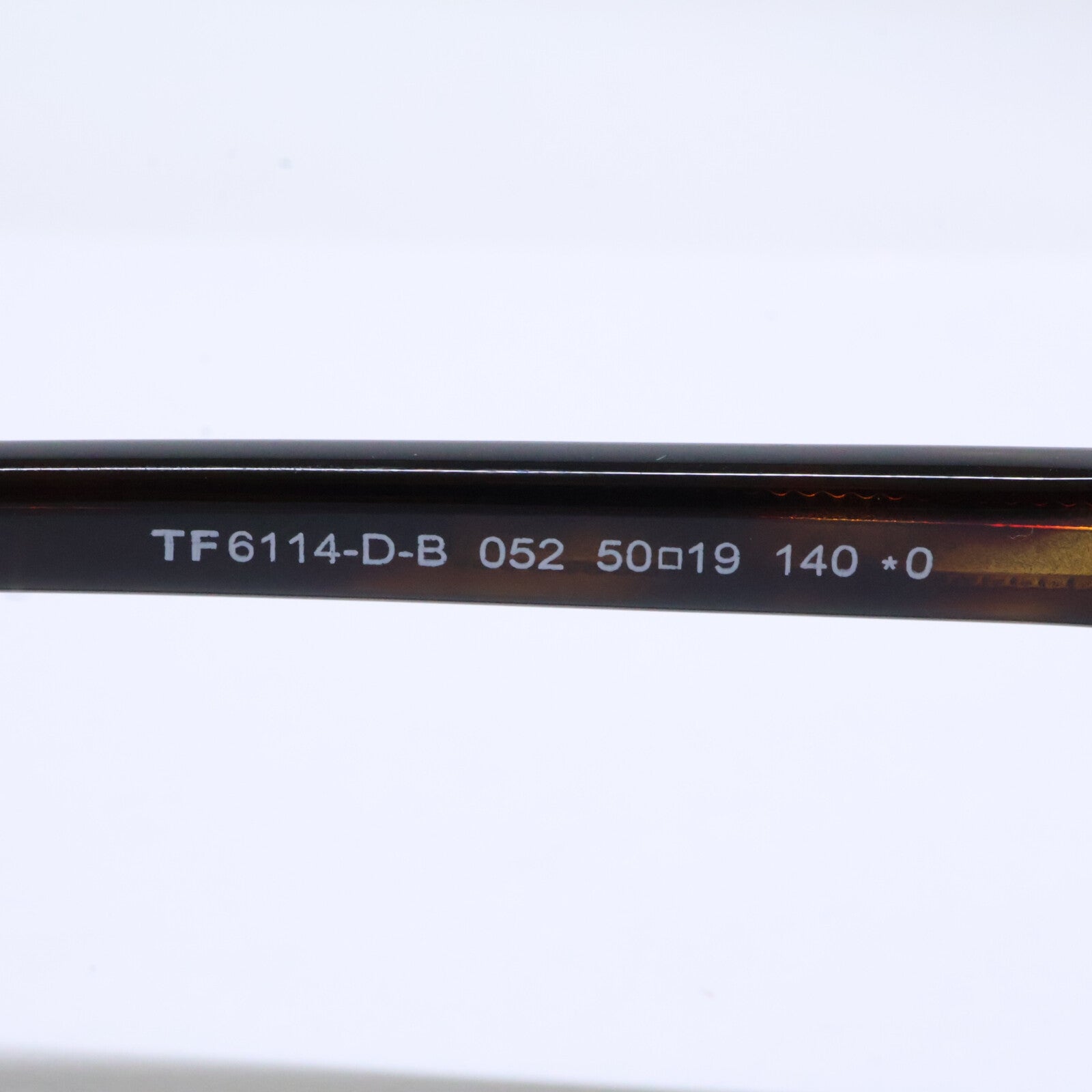 TOM FORD トムフォード FT6114-D-B/V 052 ダークハバナ オーバルスタイル ブルーライトカットメガネ 眼鏡