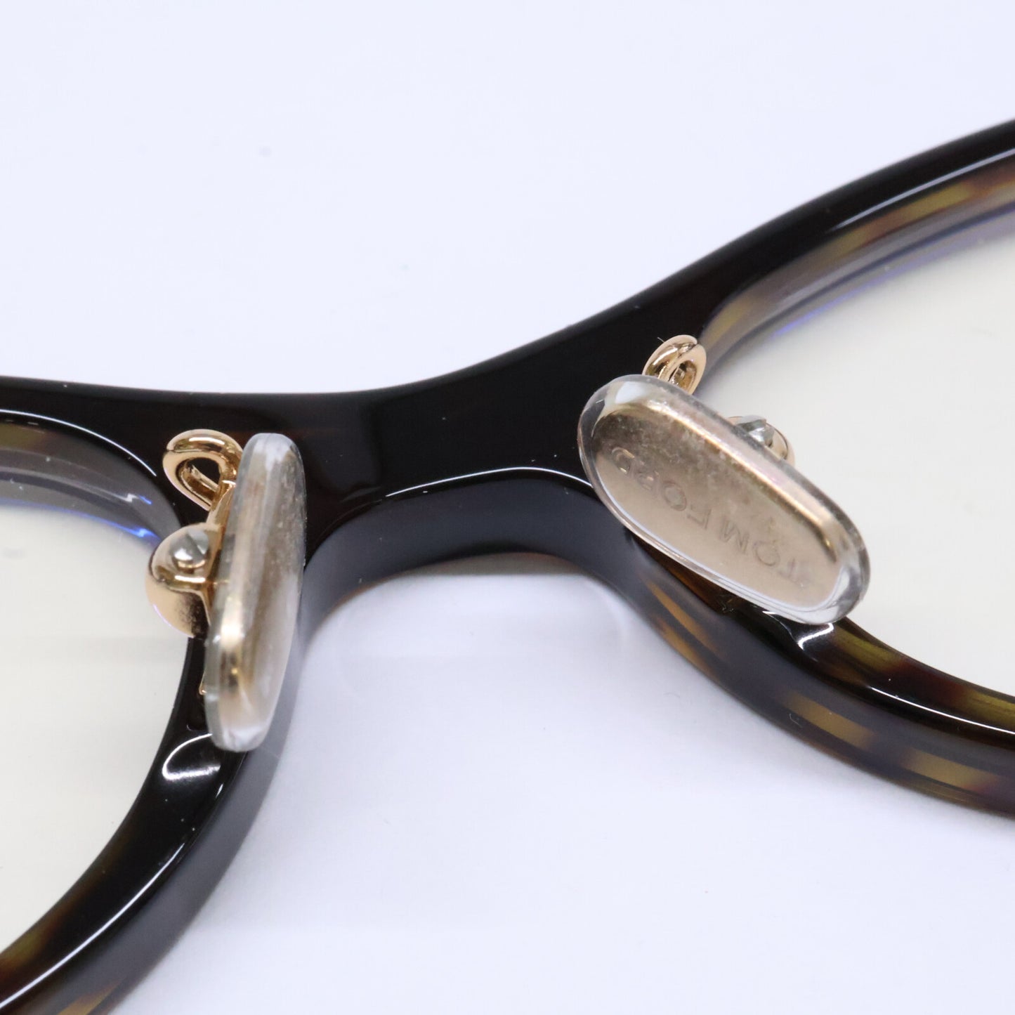 TOM FORD トムフォード FT6114-D-B/V 052 ダークハバナ オーバルスタイル ブルーライトカットメガネ 眼鏡