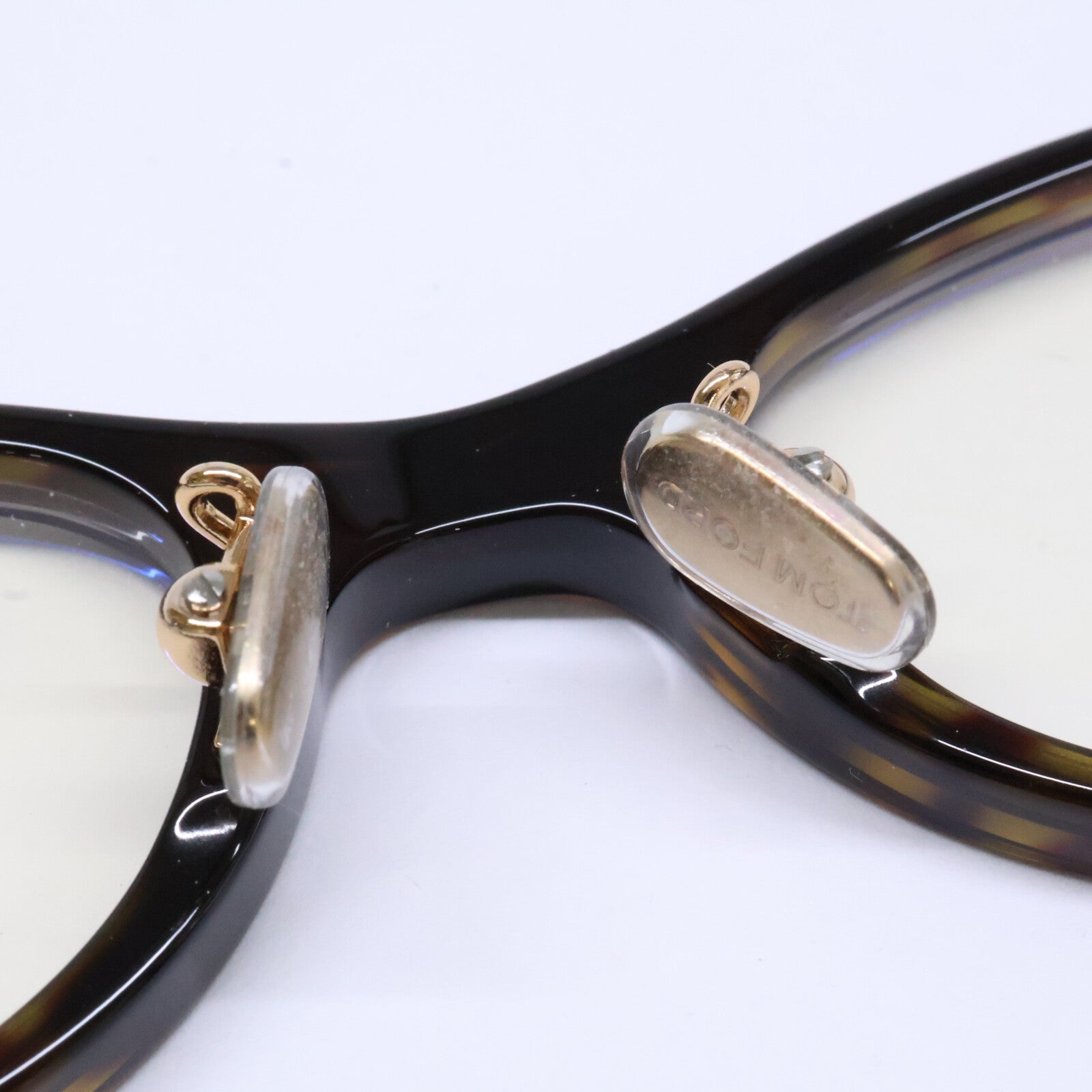 TOM FORD トムフォード FT6114-D-B/V 052 ダークハバナ オーバルスタイル ブルーライトカットメガネ 眼鏡