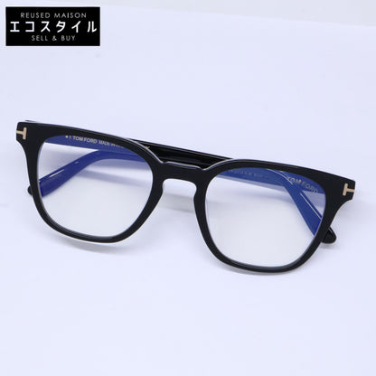 TOM FORD トムフォード FT6014-K-B/V 001 シャイニーブラック ウェリントン型フレーム ブルーライトカットメガネ 眼鏡