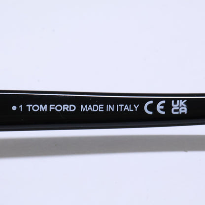TOM FORD トムフォード FT6150-D-B/V 001 シャイニーブラック アジアフィット スクエアモデル ブルーライトカットメガネ 眼鏡