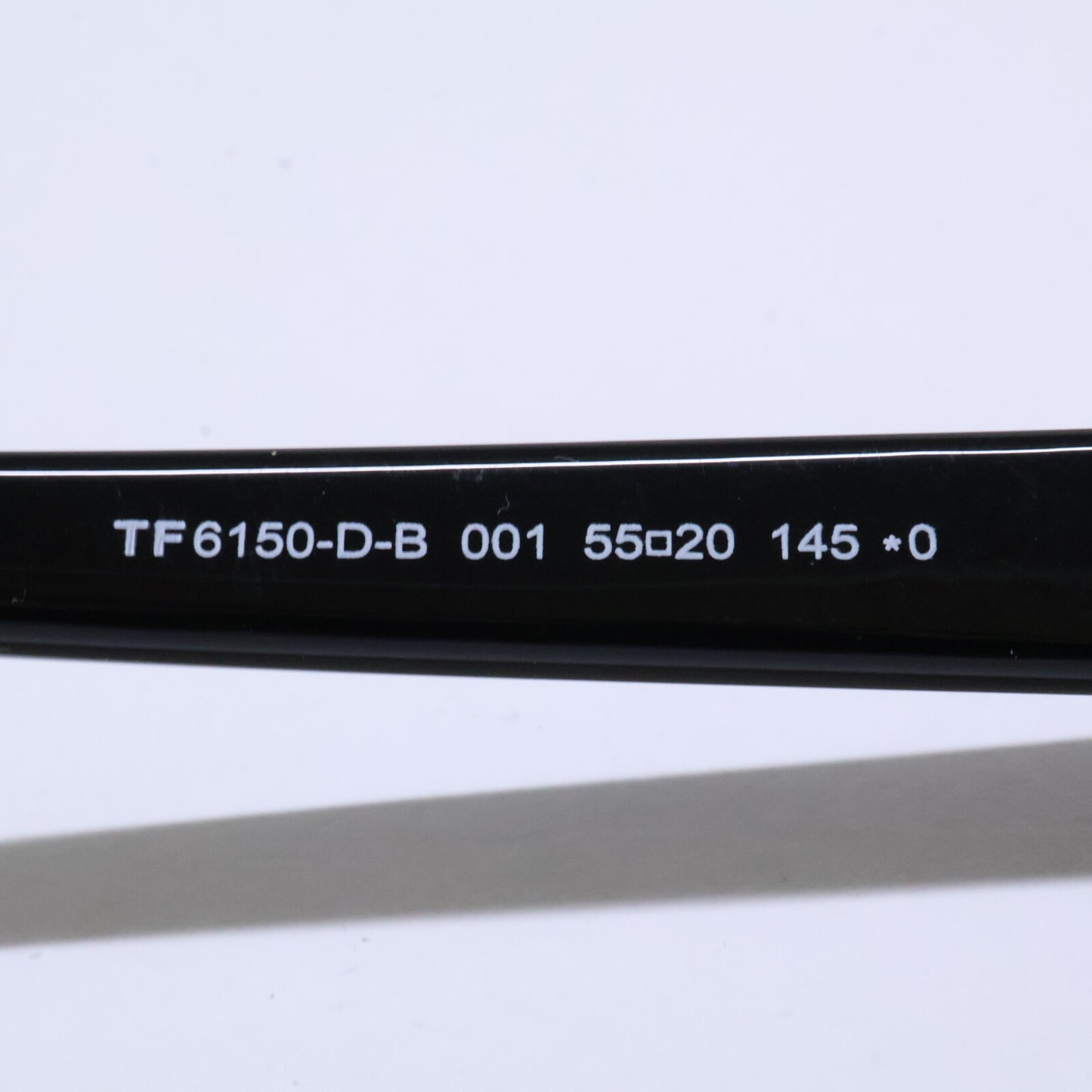 TOM FORD トムフォード FT6150-D-B/V 001 シャイニーブラック アジアフィット スクエアモデル ブルーライトカットメガネ 眼鏡