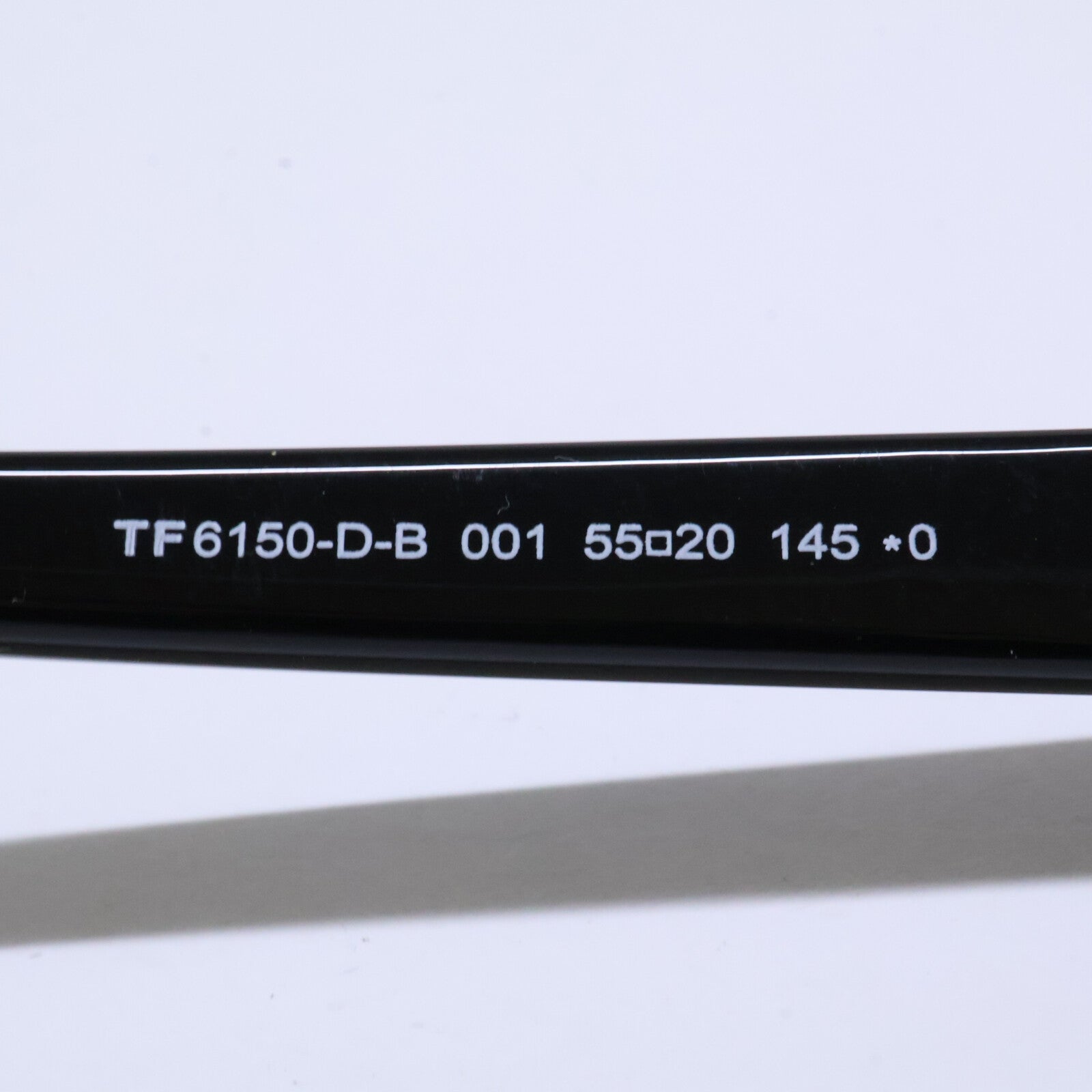 TOM FORD トムフォード FT6150-D-B/V 001 シャイニーブラック アジアフィット スクエアモデル ブルーライトカットメガネ 眼鏡