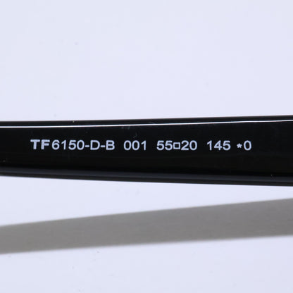 TOM FORD トムフォード FT6150-D-B/V 001 シャイニーブラック アジアフィット スクエアモデル ブルーライトカットメガネ 眼鏡