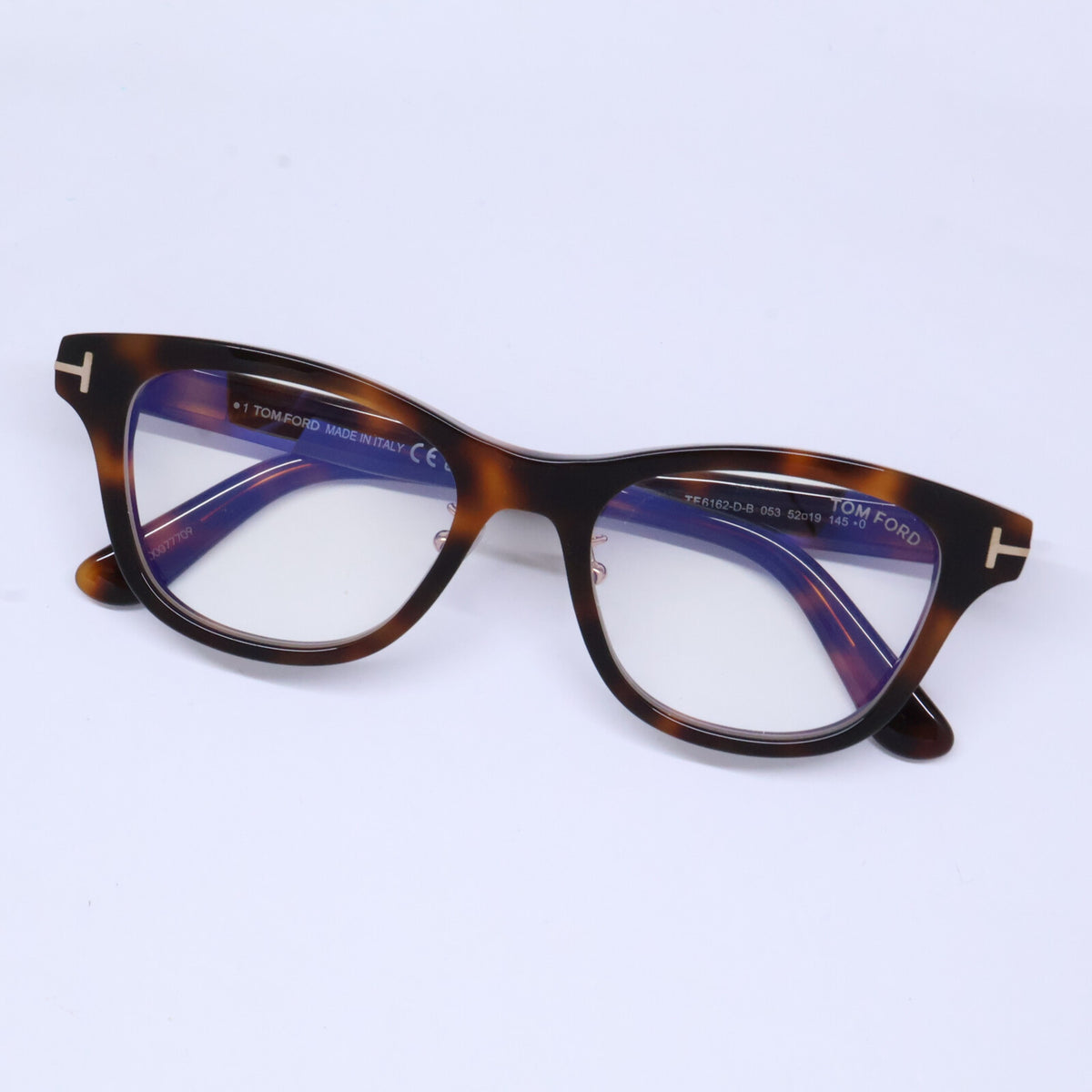 TOM FORD トムフォード FT6162-D-B/V 053 ブラウン アジアンフィットメガネ 眼鏡