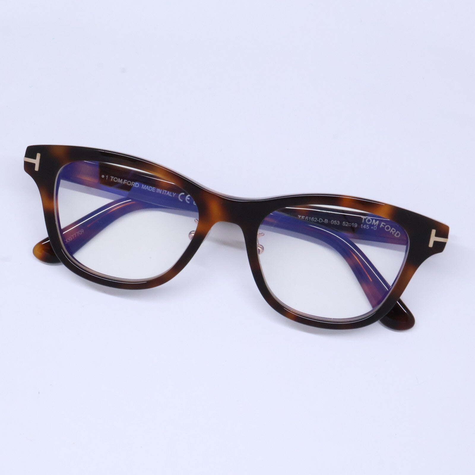 TOM FORD トムフォード FT6162-D-B/V 053 ブラウン アジアンフィットメガネ 眼鏡