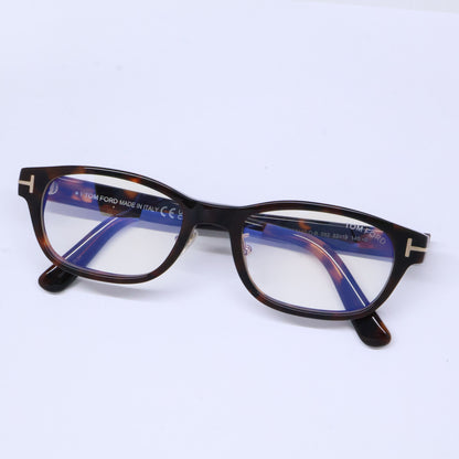 TOM FORD トムフォード FT6115-D-B/V 052 ダークハバナ スクエア型フレーム ブルーライトカットメガネ 眼鏡