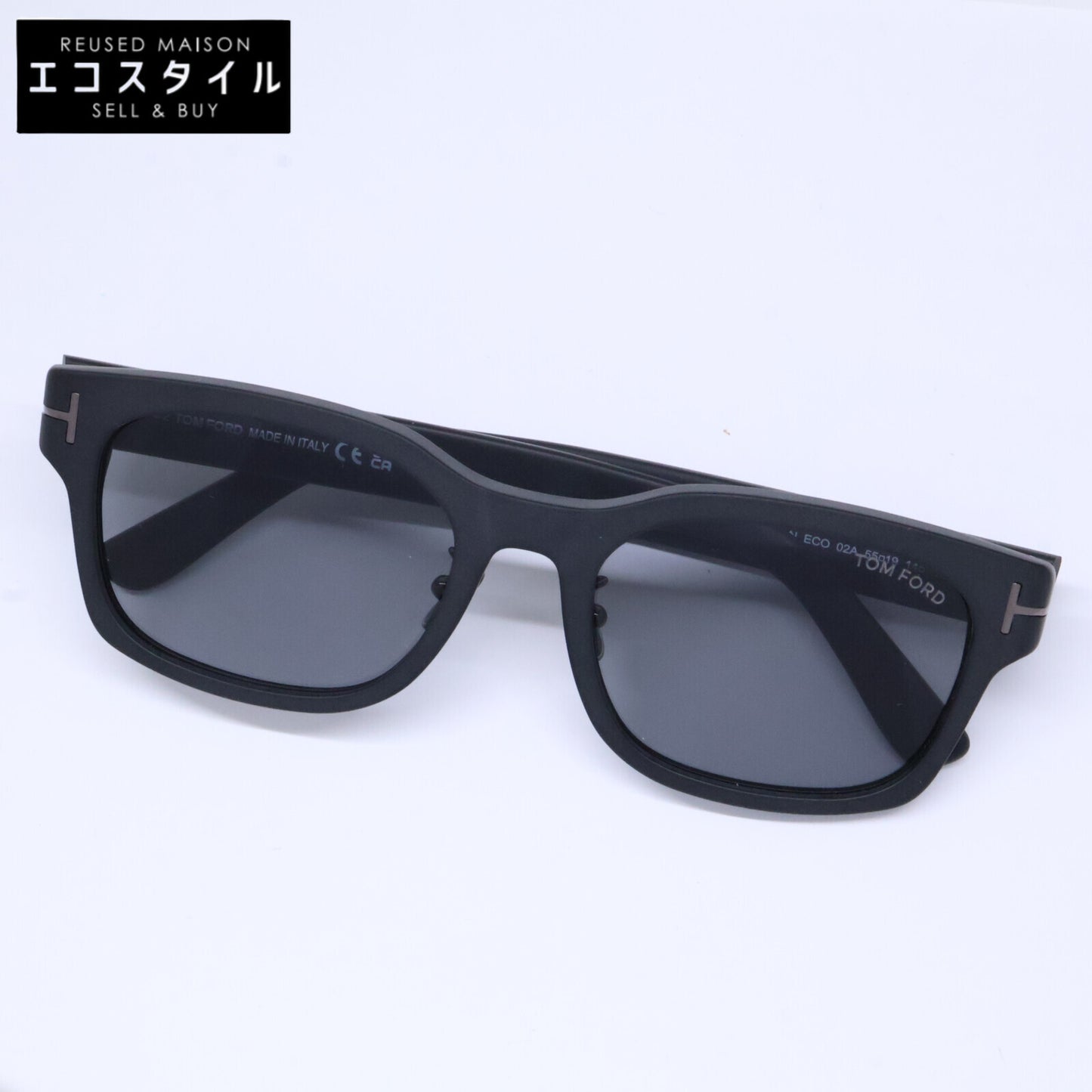 TOM FORD トムフォード FT1232-D-N/S 02A マットブラック ライトグレー アジアンフィット サングラス