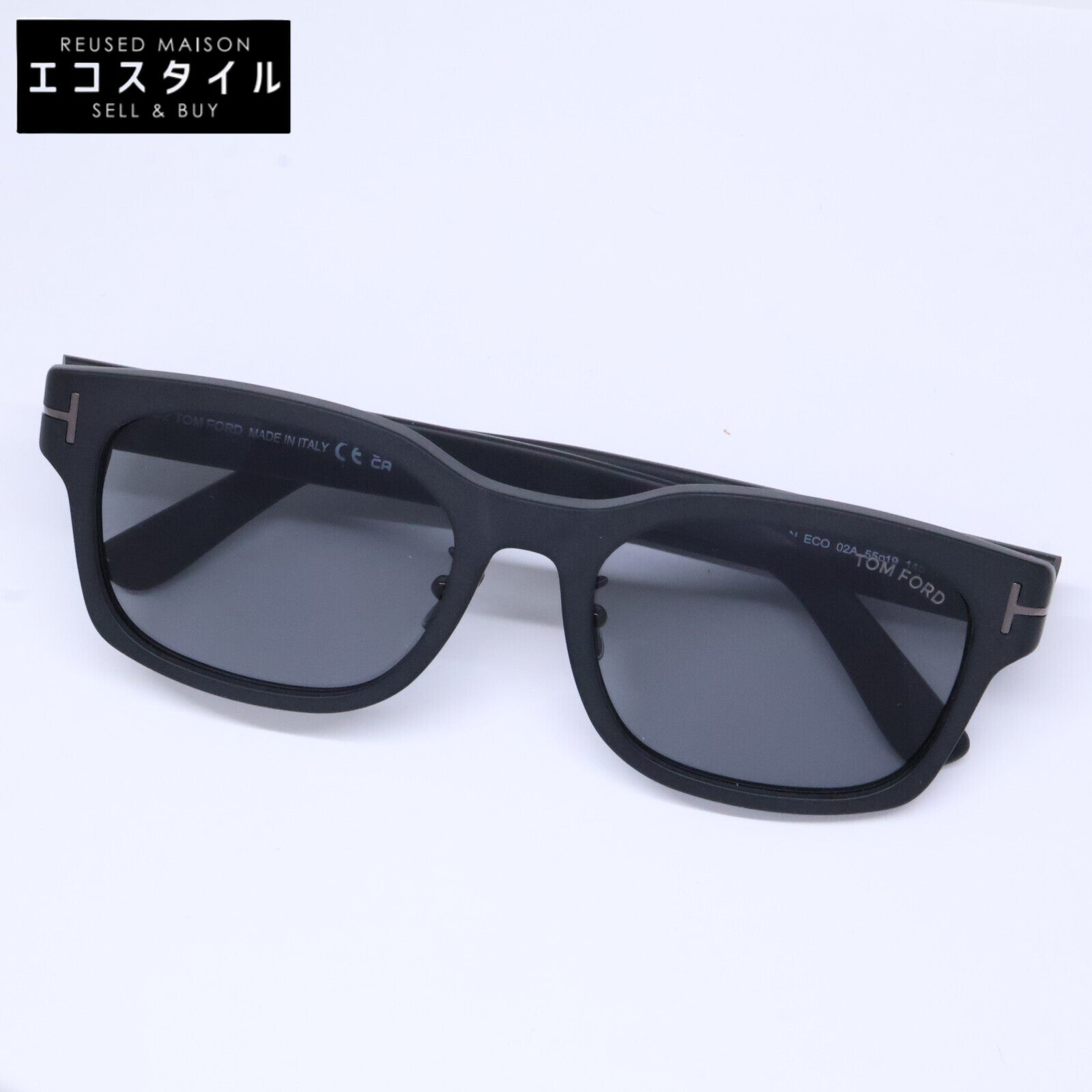 TOM FORD トムフォード FT1232-D-N/S 02A マットブラック ライトグレー アジアンフィット サングラス
