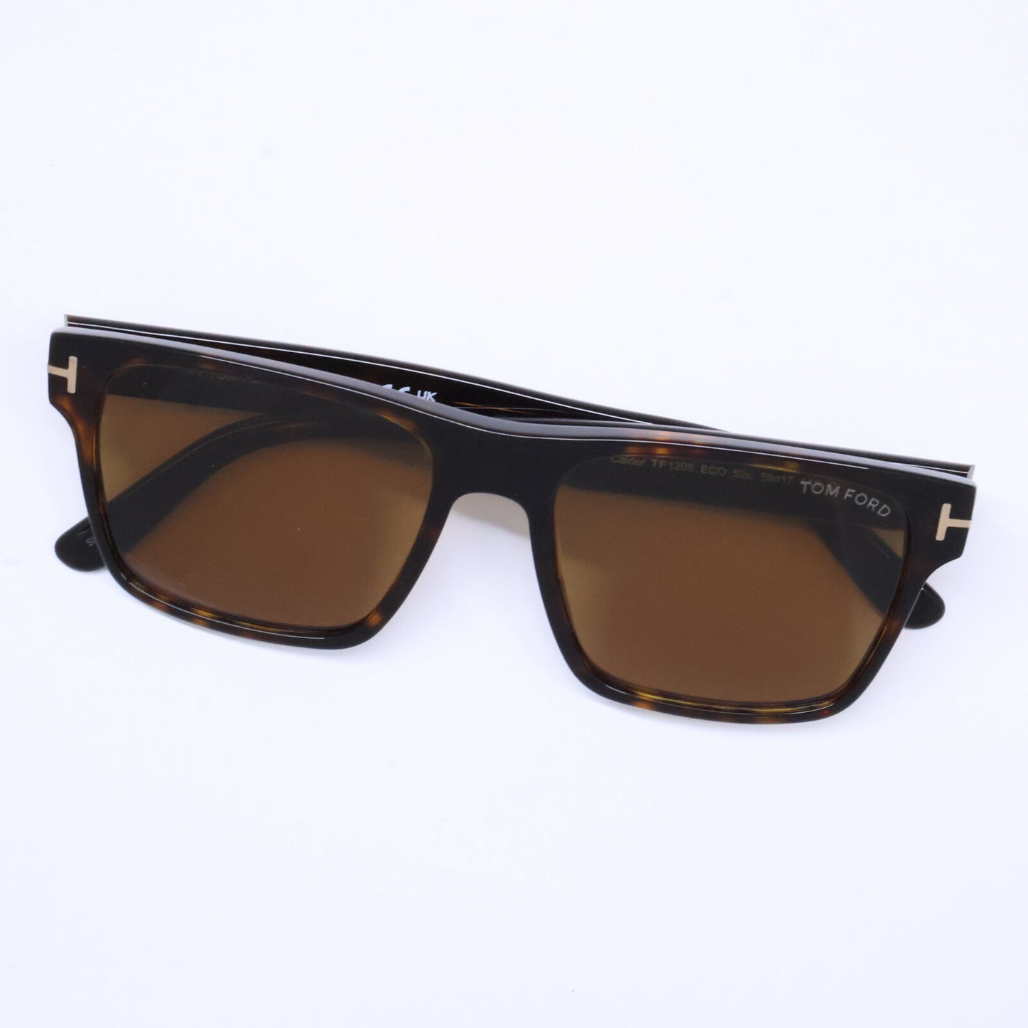 TOM FORD トムフォード FT1205/S 52E ダークハバナ スクエアシェイプ スモークレンズサングラス サングラス