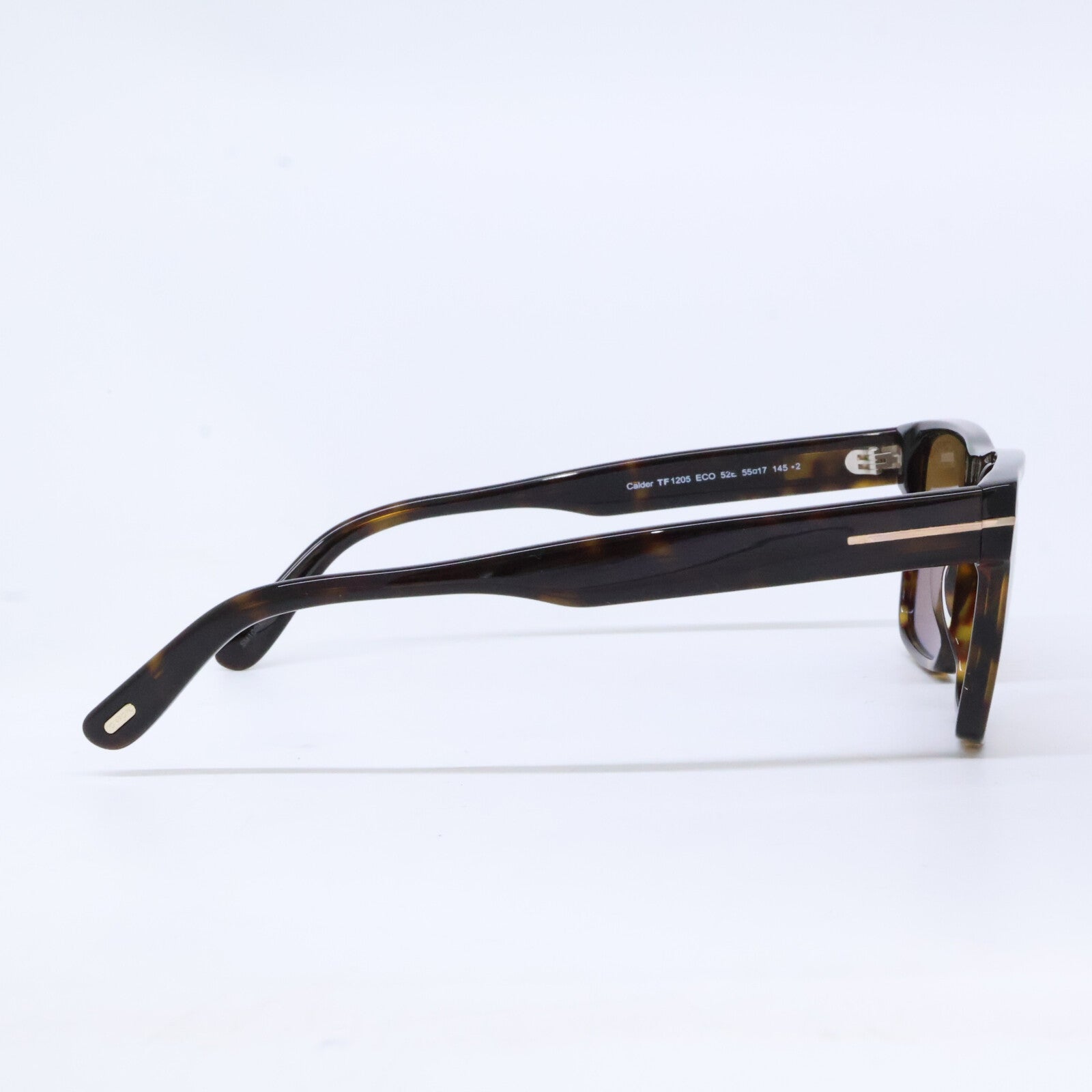 TOM FORD トムフォード FT1205/S 52E ダークハバナ スクエアシェイプ スモークレンズサングラス サングラス