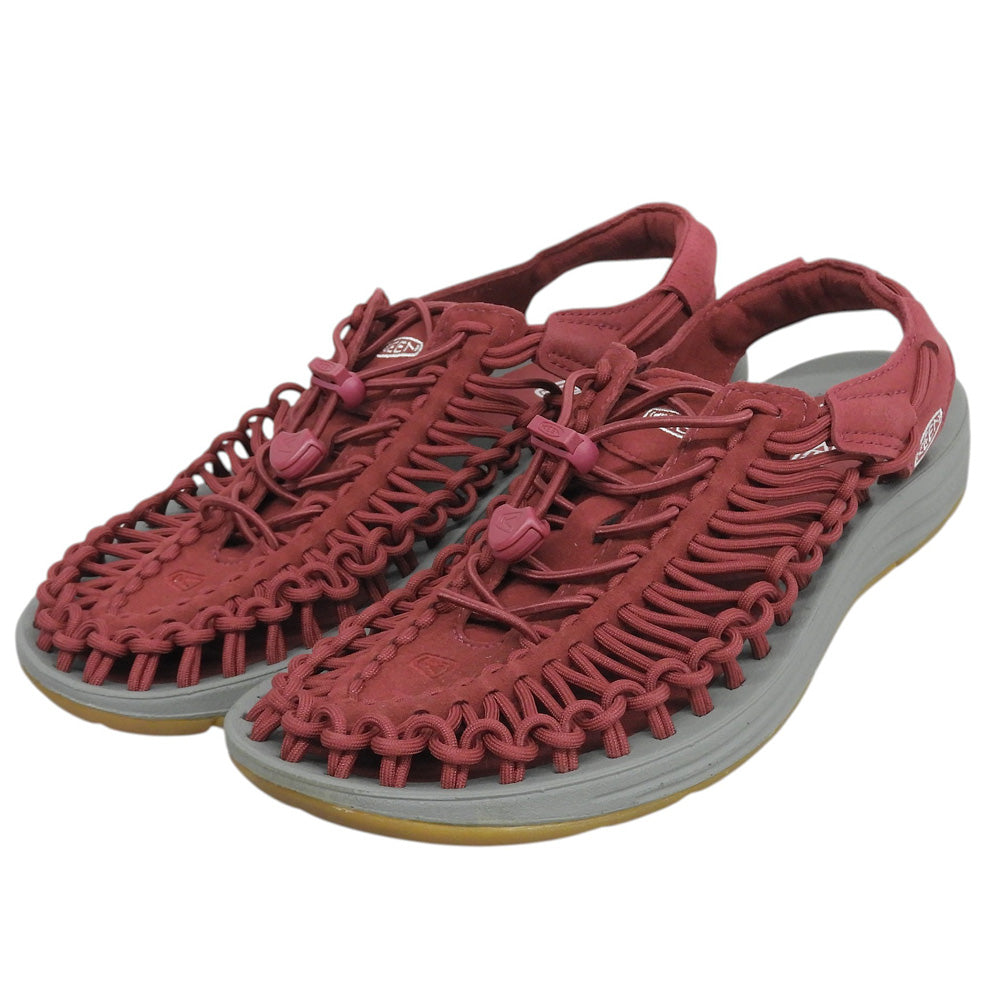 KEEN キーン 美品 UNEEK 3C オープン エア スニーカー シューズ メンズ レッド系 25.5cm 1017036 シューズ